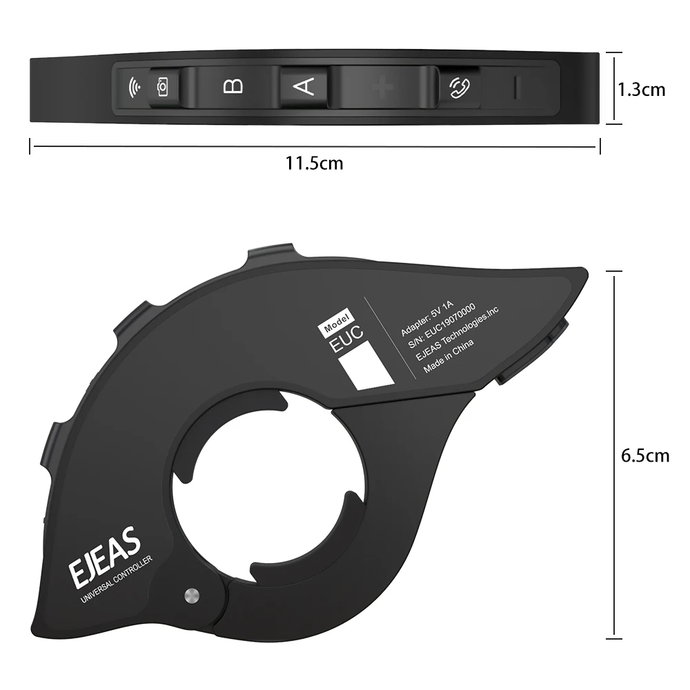 EJEAS EUC Bluetooth 4.1 Motociklo Rankenos Danga Q7 V4 PLIUS Nuotolinio Valdymo Suderinama su Q2/Quick20/E300/MS8 Pasikalbėjimo Nuotrauka 4