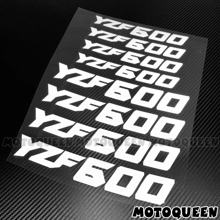 8X Custom Motociklų Priekiniai Galiniai Iner Ratlankiai Padangų Lipdukai šviesą Atspindintys Lipdukai Yamaha YZF 600 750 1000 YZF600 YZF1000 Nuotrauka 3