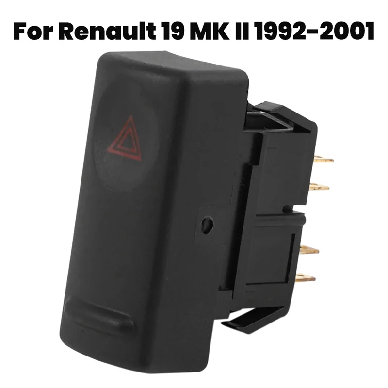 Įspėjamasis Indikatorius, Jungiklis, Mygtukas Renault 19 II MK2 R19 1992-2001 7700817335 Nuotrauka 3