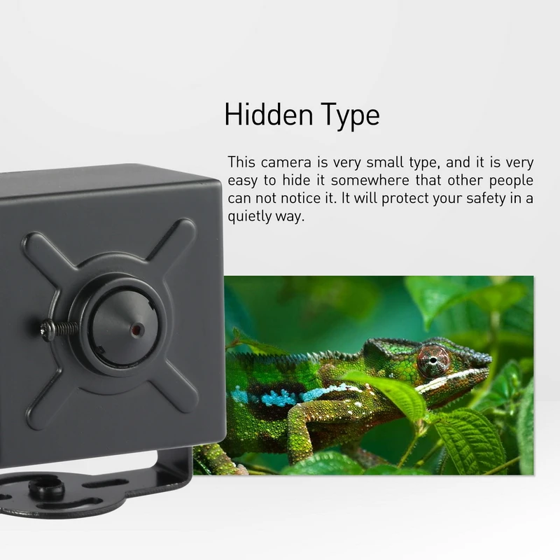 REVOTECH POE Mini IP vaizdo Kamera 3.7 mm Objektyvas HD 3MP H. 265 1296P / 1080P Patalpų Apsaugos Metalo ONVIF IP VAIZDO stebėjimo Sistemos, Vaizdo Surveillanc Nuotrauka 3