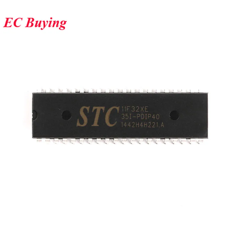 STC11F32XE STC11F32XE-35I STC 11F32XE PDIP40 CINKAVIMAS-40 Single-Chip MCU Mikrokompiuteris EEPROM ISP Mikro Kompiuteris IC Chip Originalas Nuotrauka 1