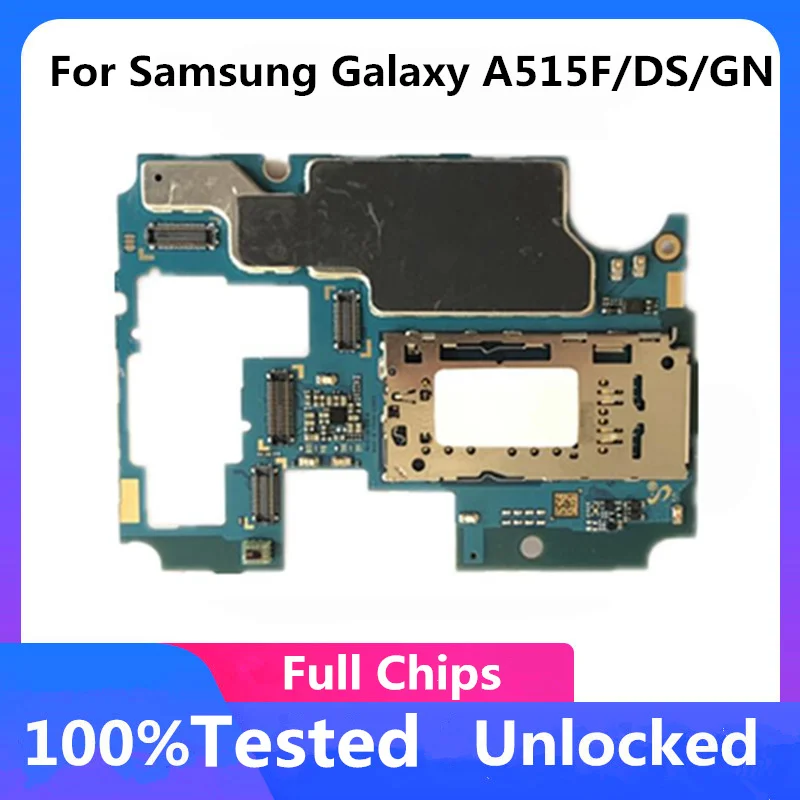 Samsung Galaxy A51 A515F A515DS A515GN Originalus, Atrakinta Plokštė Visiškai Drožlių Plokštės Švarus IMEI Android OS Logika Valdyba Nuotrauka 0