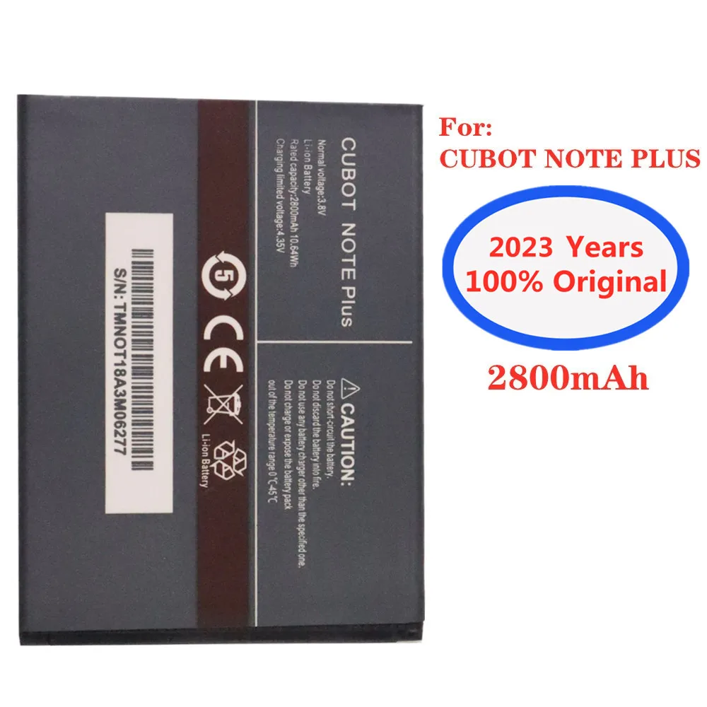 2023 metų 2800mAh Aukštos Kokybės Originalus CUBOT Baterija CUBOT PASTABA PLUS Ląstelių Mobiliojo Telefono Backup Batteria Baterijos Nuotrauka 0