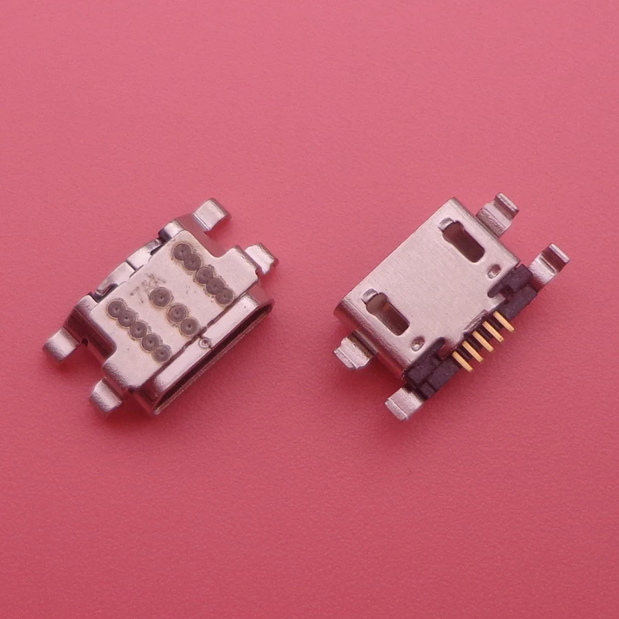 50pcs Micro įkrovimo lizdas USB Jungties lizdas maitinimo kištuko dokas 